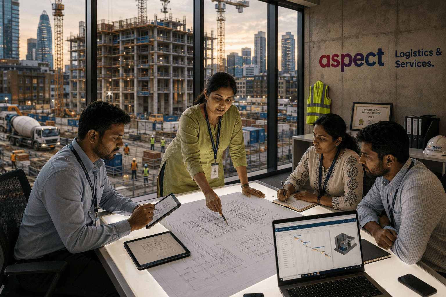Aspect PMC engineering consultancy leadership and project management team